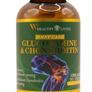 Alternative view of WHealthy Living Joint Care Glucosamine & Chondroitin 90 Tablets (AUST L 487177) Made in Australia